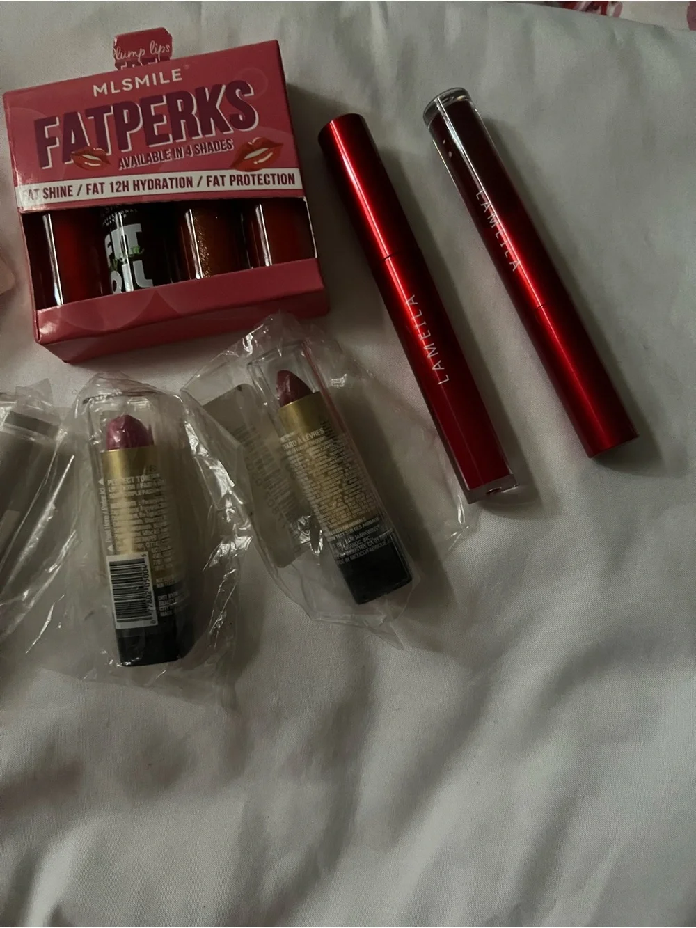 & Other Stories Metallic Red Lipstick and Gloss Duo